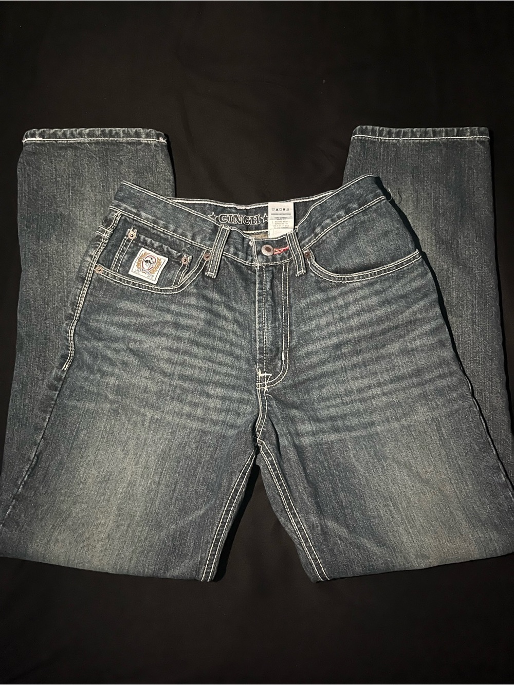 Cinch Men’s Faded Blue Relaxed Jeans